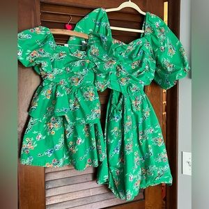 Mother daughter’s matching dresses - size medium and 5/6